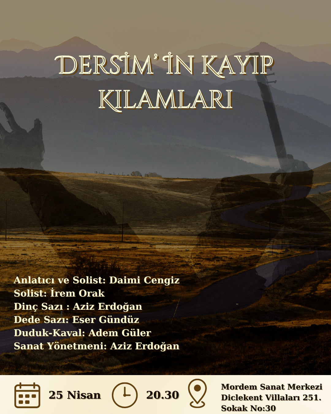 ''Dersim'in Kayıp Kılamları'' Konser