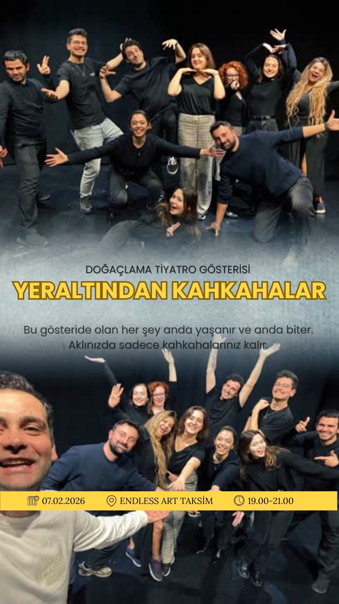 Doğaçlama Tiyatro Gösterisi - Yeraltından Kahkahalar