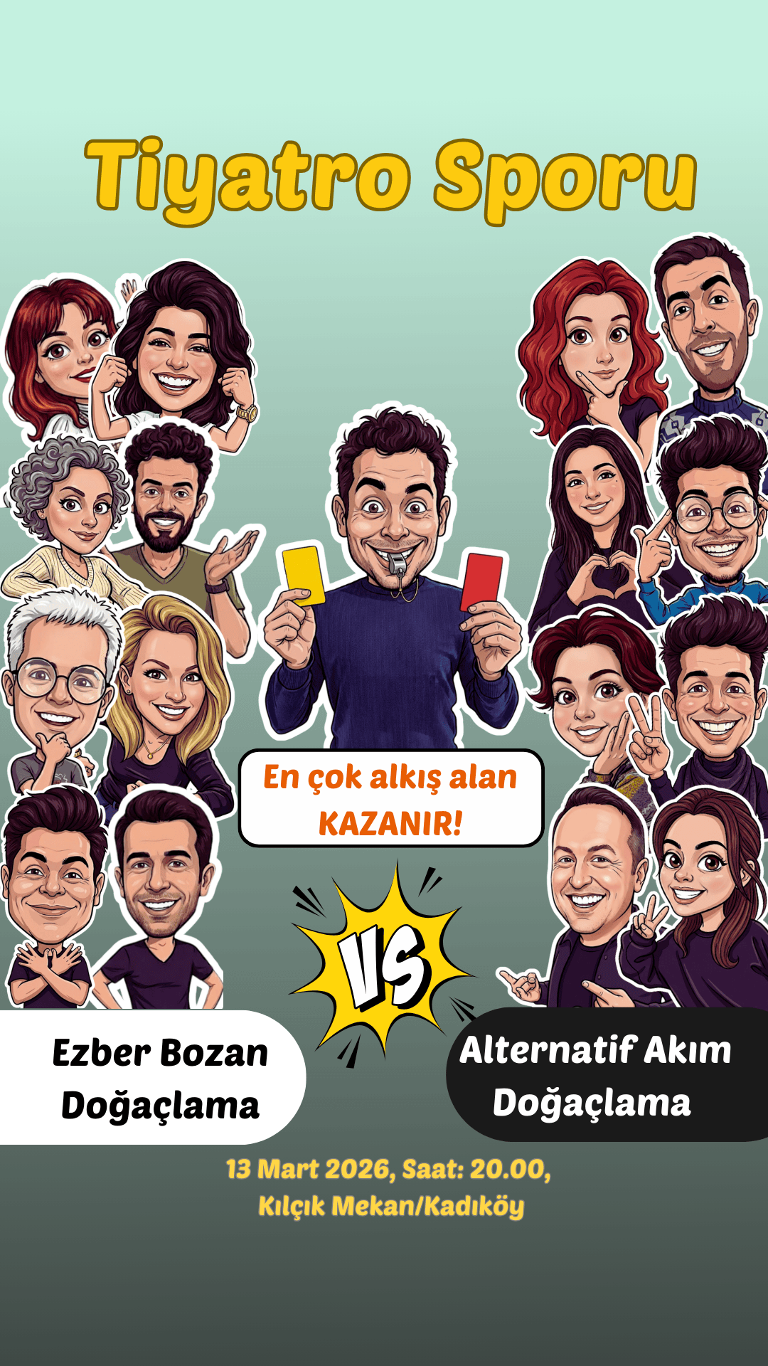 Manik Doğaçlama Atölyesi - Tiyatro Sporu Gösterisi