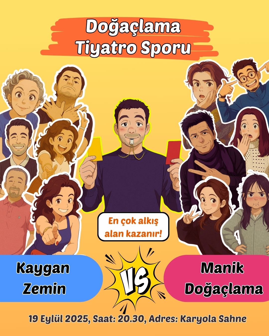 Doğaçlama Tiyatro Sporu | Manikler VS Kaygan Zemin