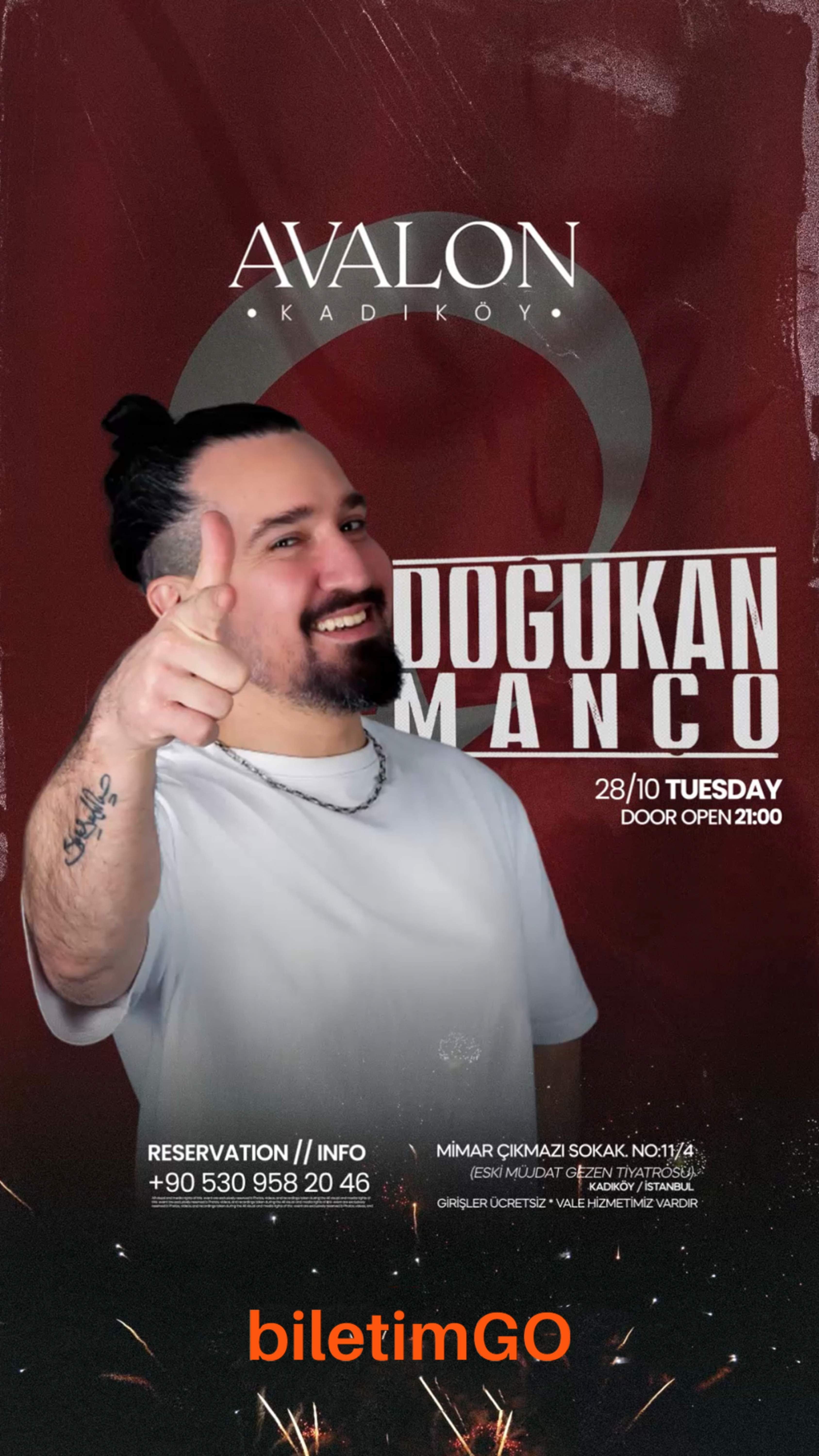DOĞUKAN MANÇO AVALON KADIKÖY SAHNESİ