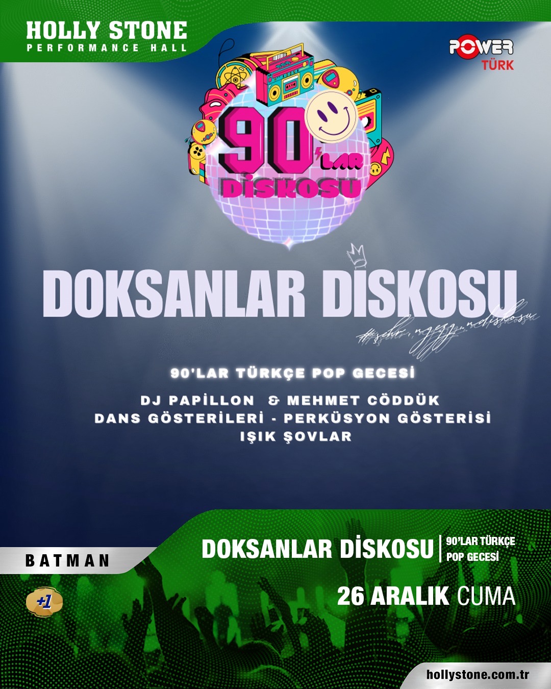 Doksanlar Diskosu Batmanda