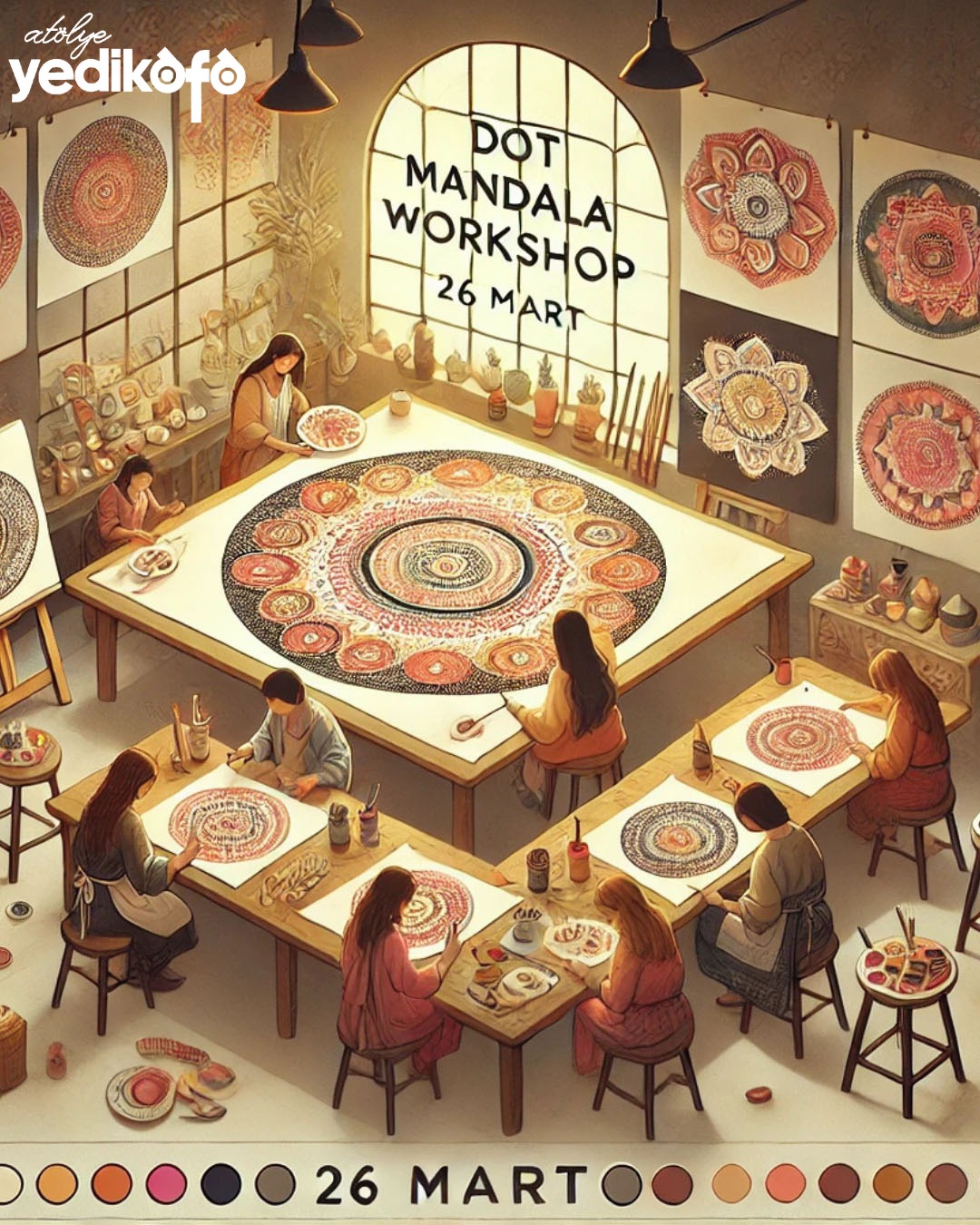 Dot Mandala Boyama