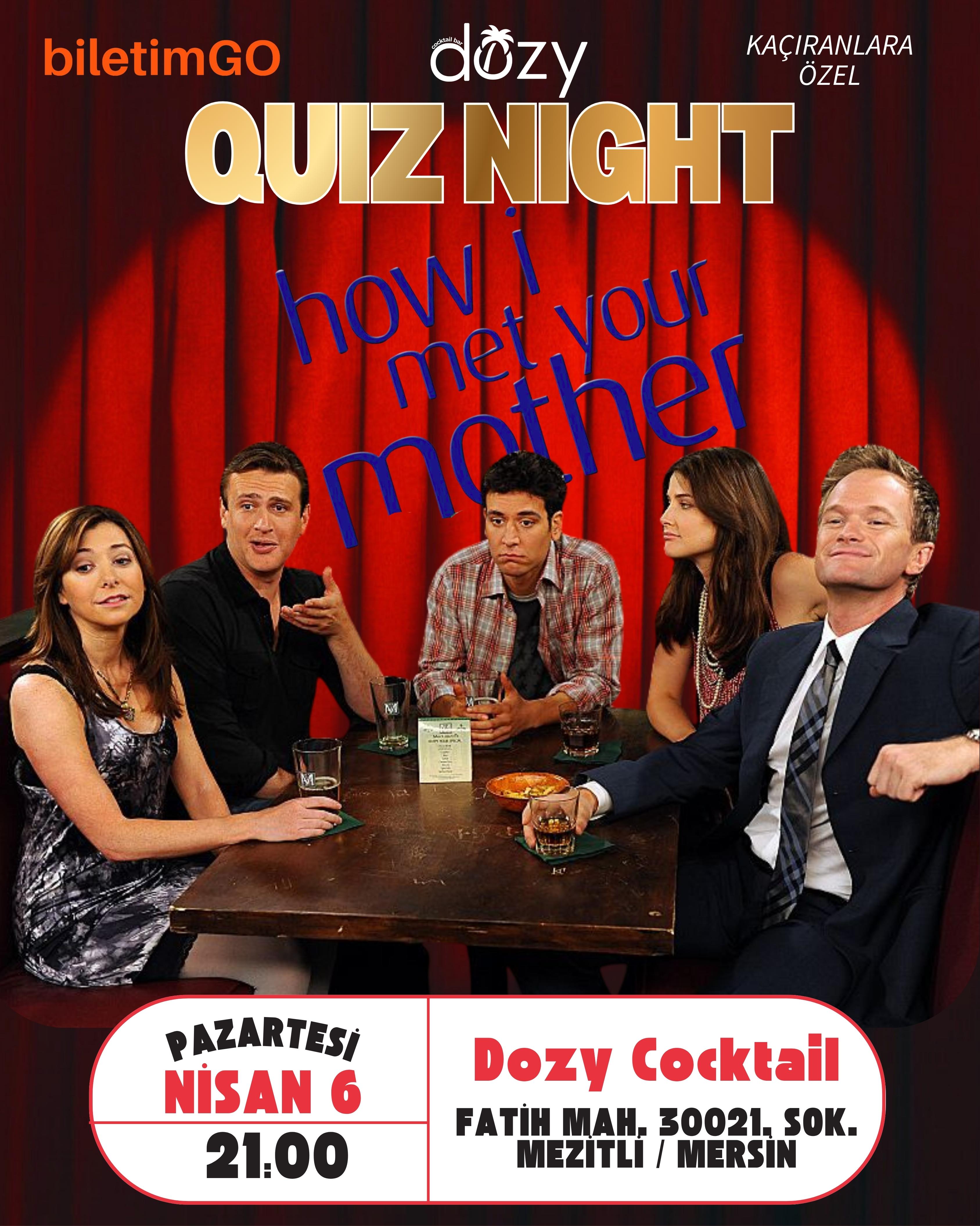 HIMYM Quiz Night Kaçıranlara Özel