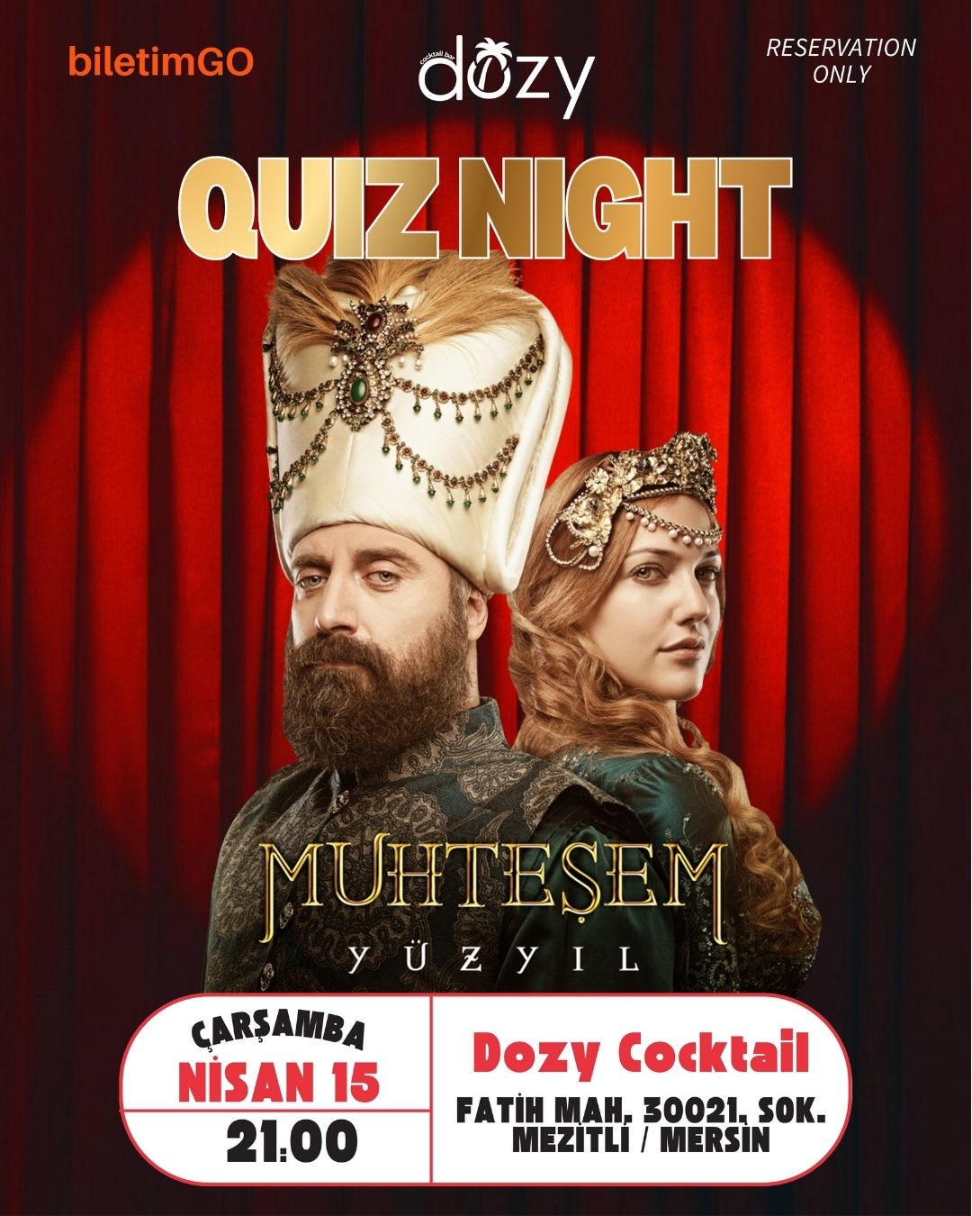 Muhteşem Yüzyıl Quiz Night