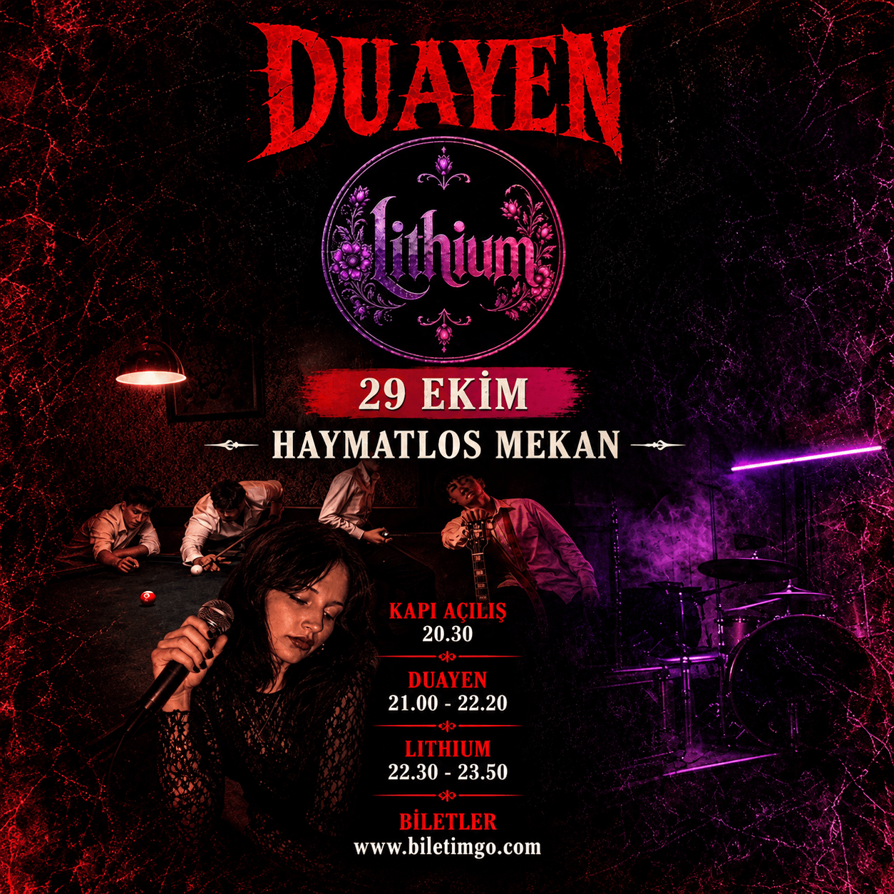 DUAYEN ve LİTHİUM KONSERİ | HAYMATLOS MEKAN