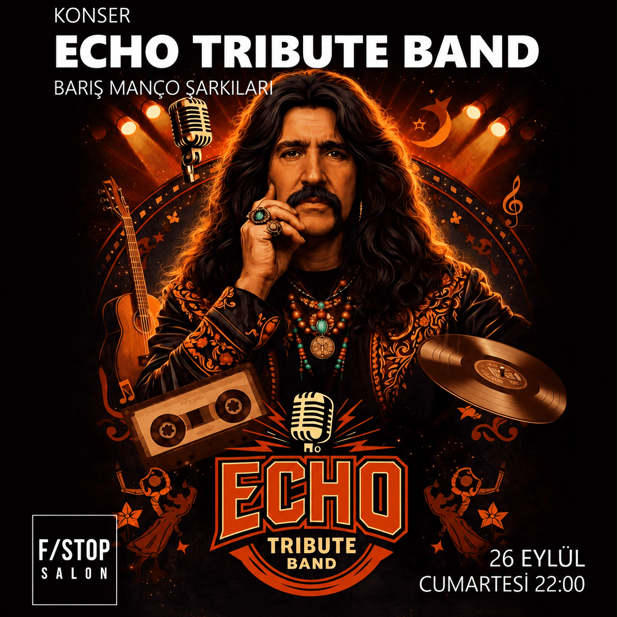 ECHO TRIBUTE BAND: BARIŞ MANÇO ŞARKILARI
