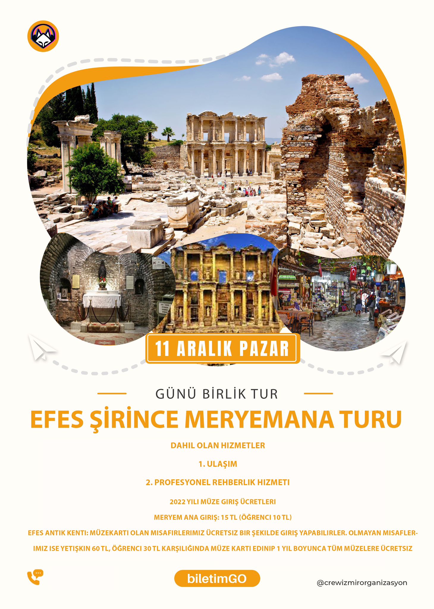 EFES ŞİRİNCE MERYEMANA TURU