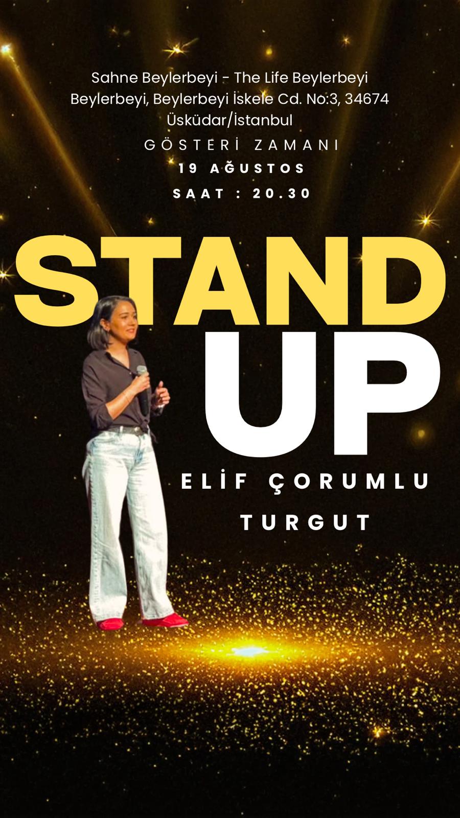 Elif Çorumlu Turgut stand up gösterisi