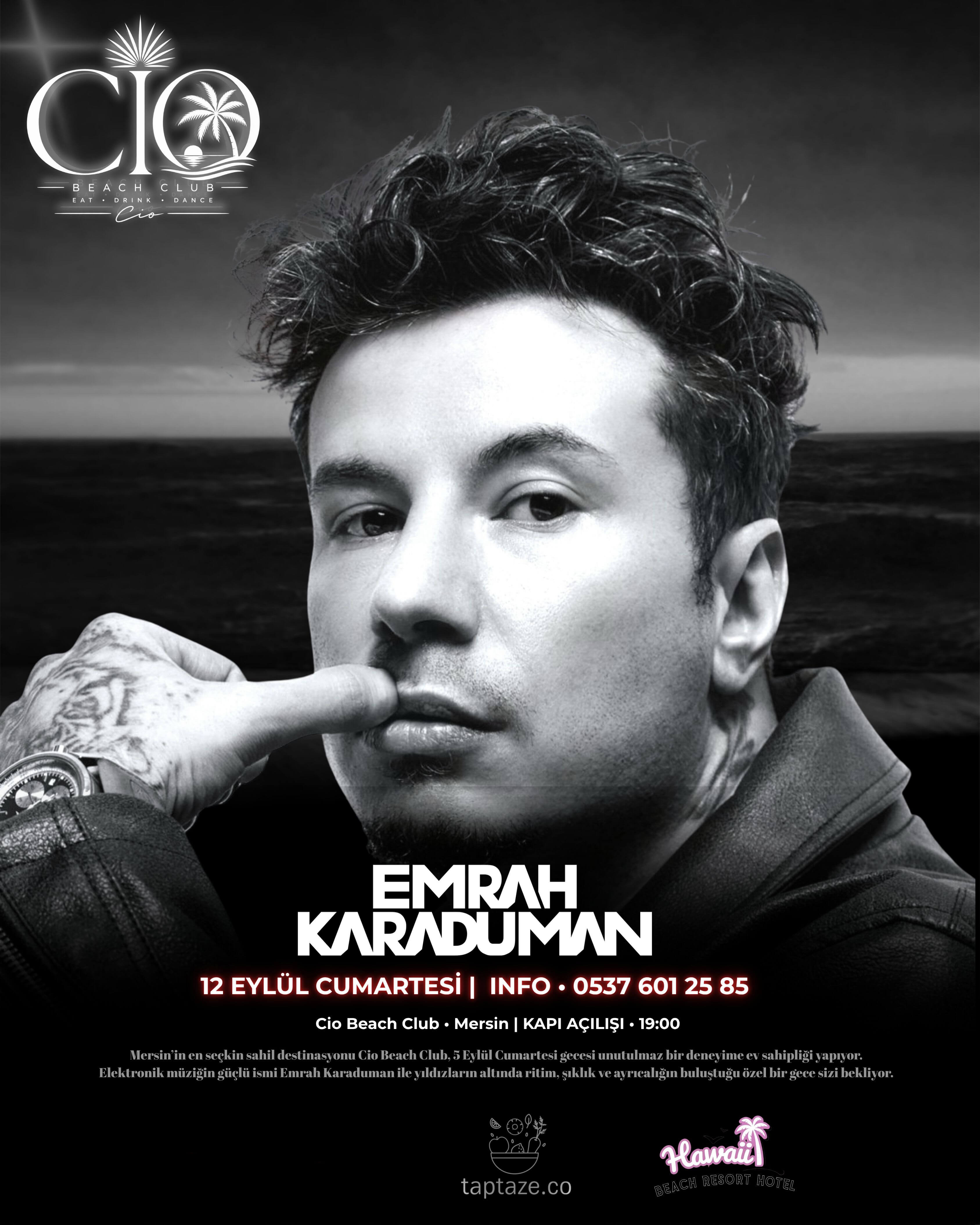 EMRAH KARADUMAN İLE YAZA VEDA PARTİSİ
