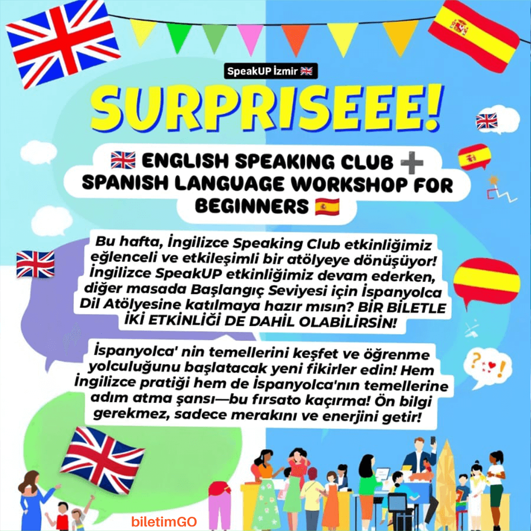 English Speaking Club + Spanish Language Workshop for Beginners ...
