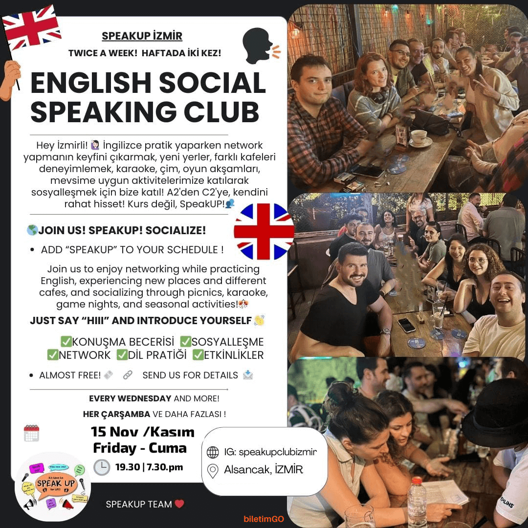 English Speaking Friday | SpeakUP