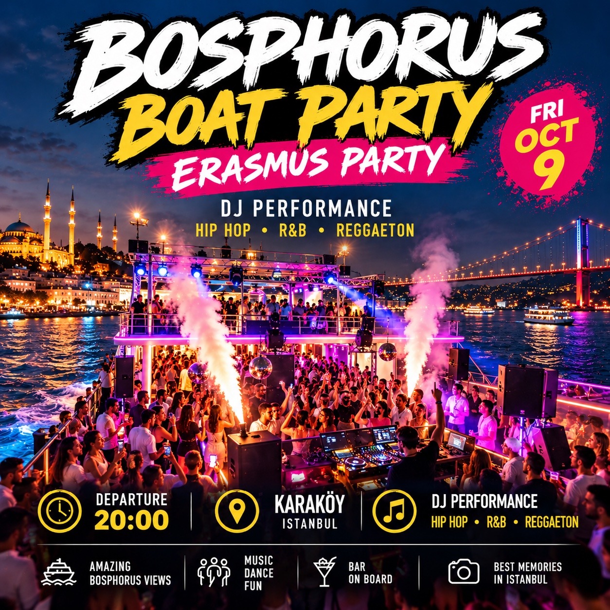 Erasmus Boat Party