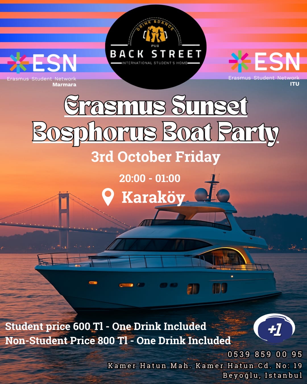 Erasmus Boat Party