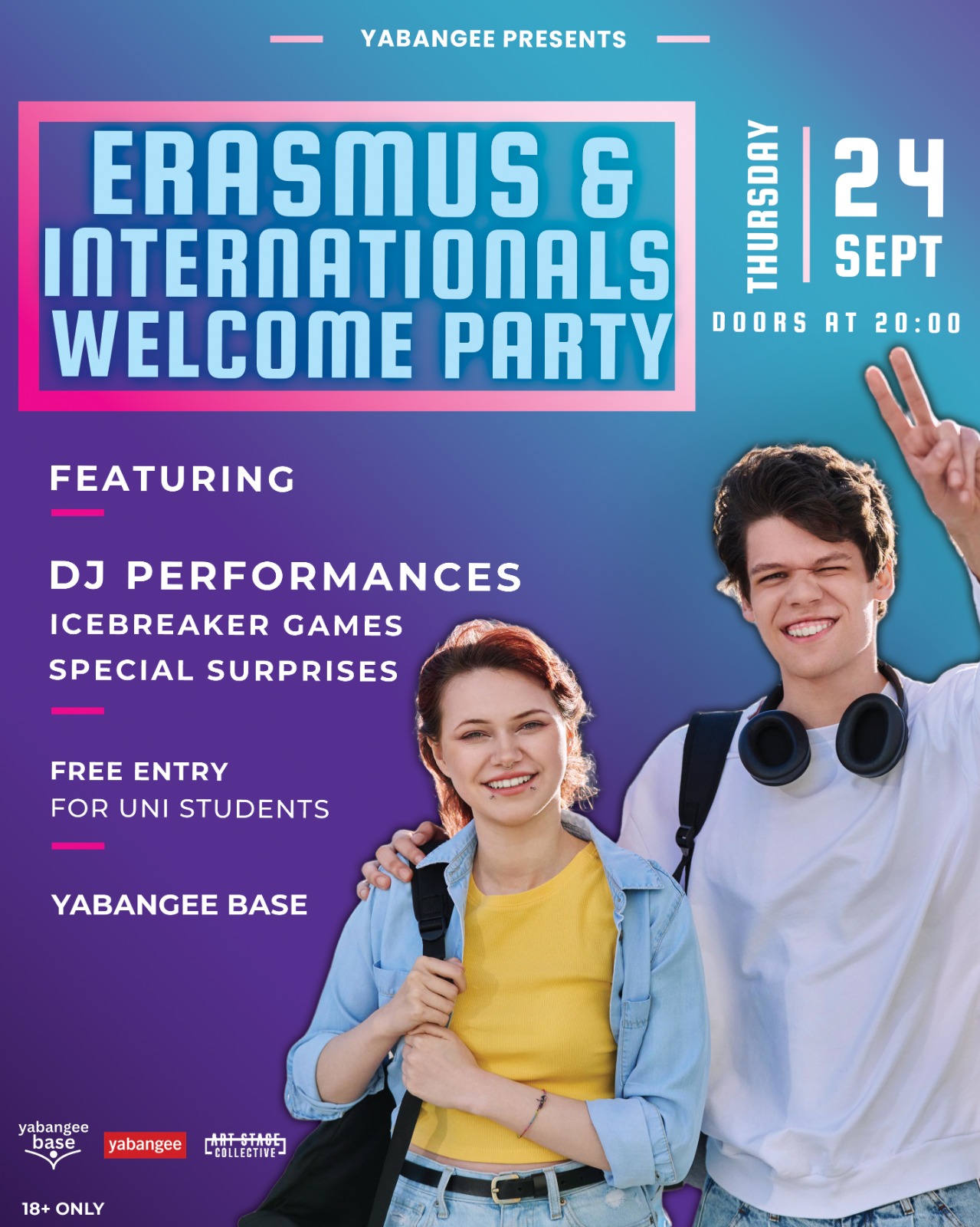 Erasmus & Internationals Welcome Party!