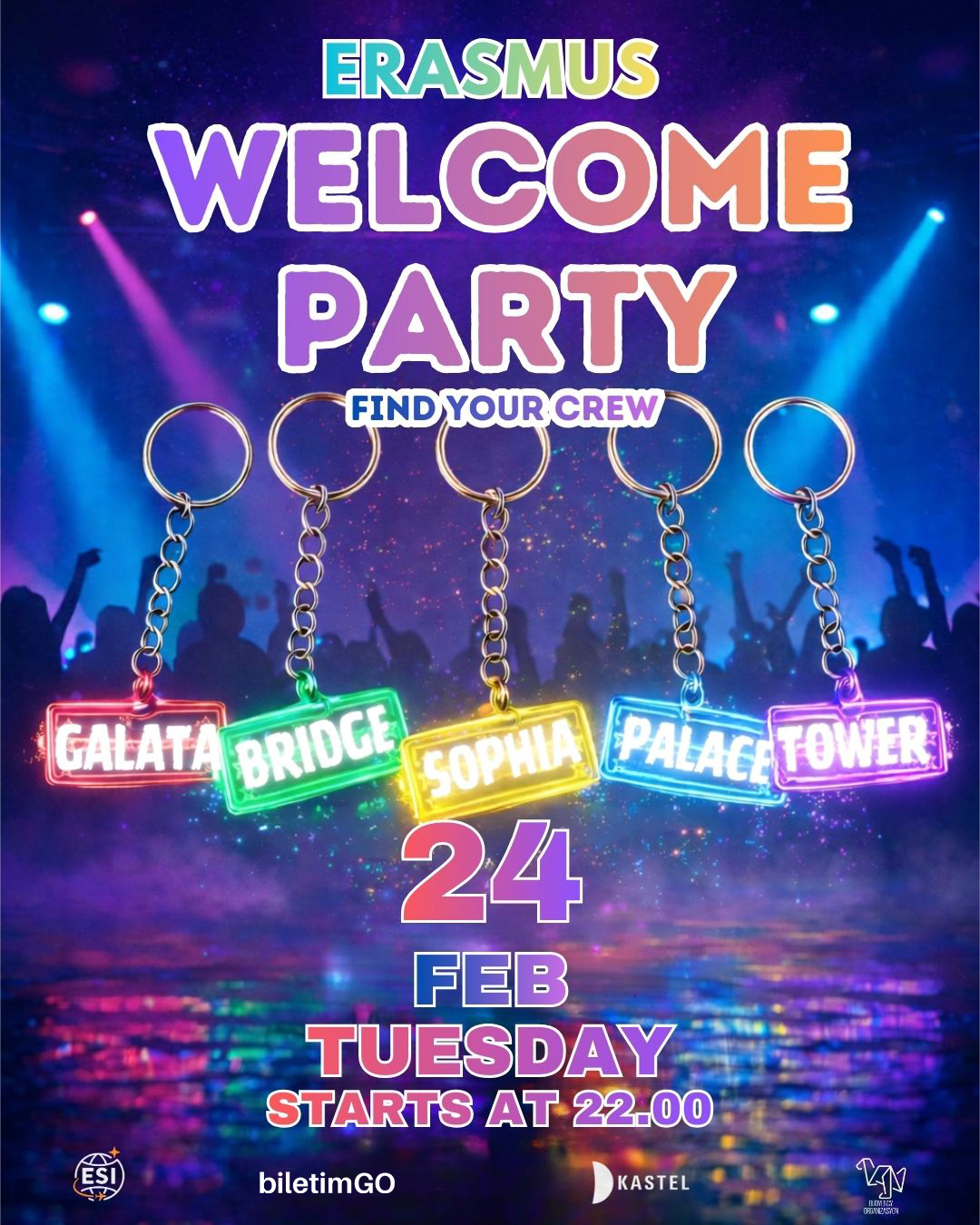 MAGNETIC NIGHT ERASMUS WELCOME ISTANBUL: FIND YOUR CREW