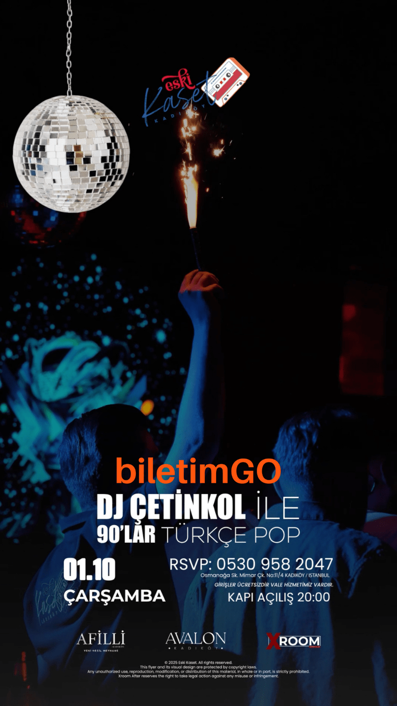 ESKİ KASET KADIKÖY DJ ÇETİNKOL 90'LAR PARTİ