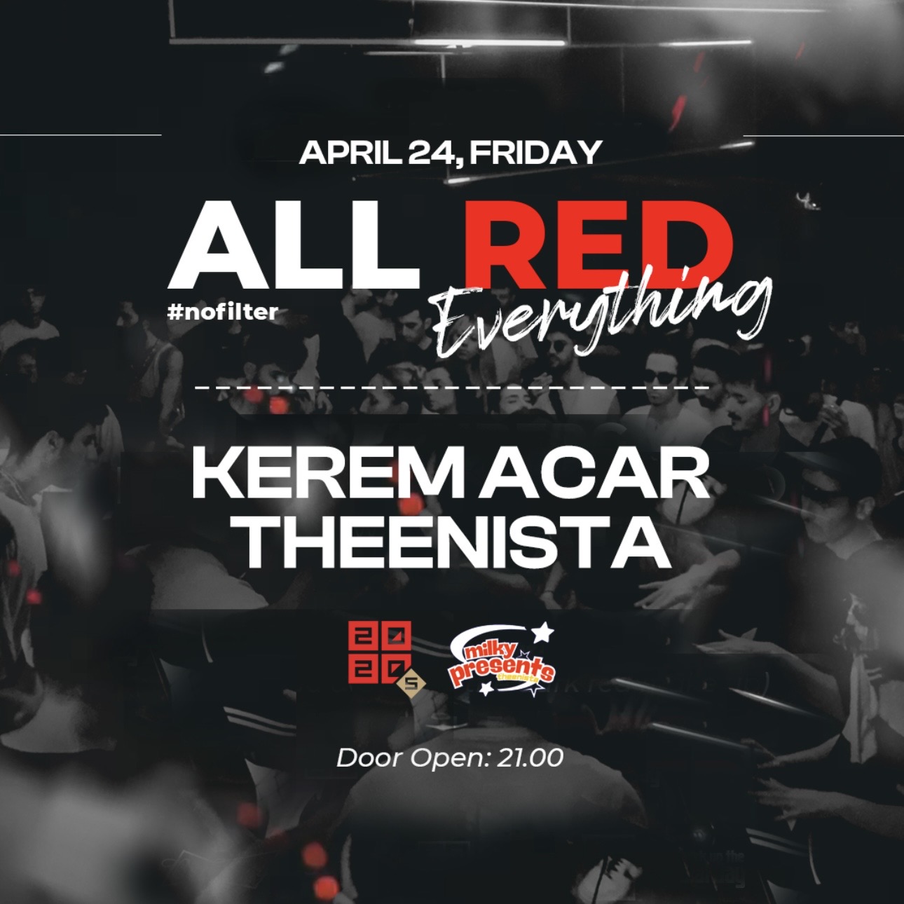 ESKISEHIR ALL RED EVERYTHING RAVE PARTY