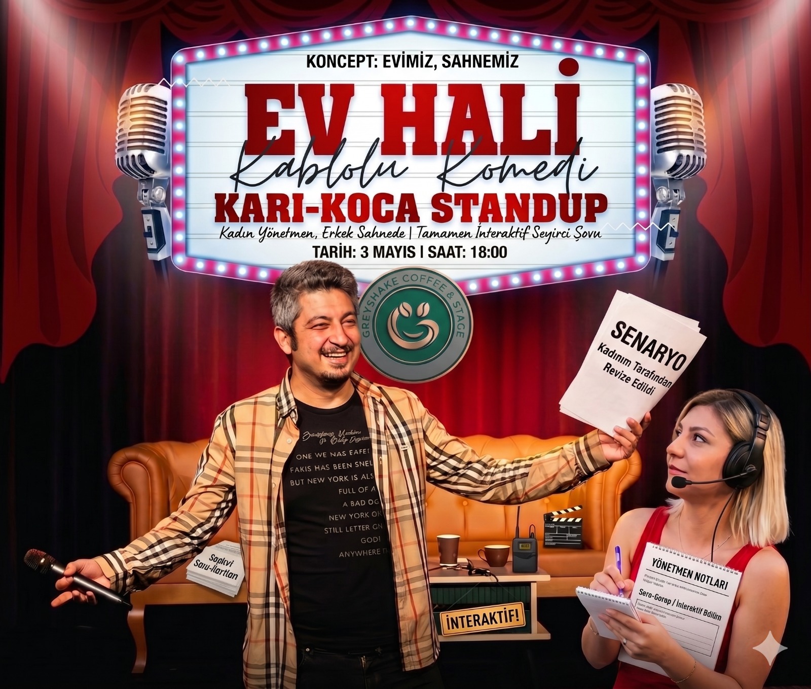 Ev Hali Kablolu Komedi (Karı-Koca Standup)