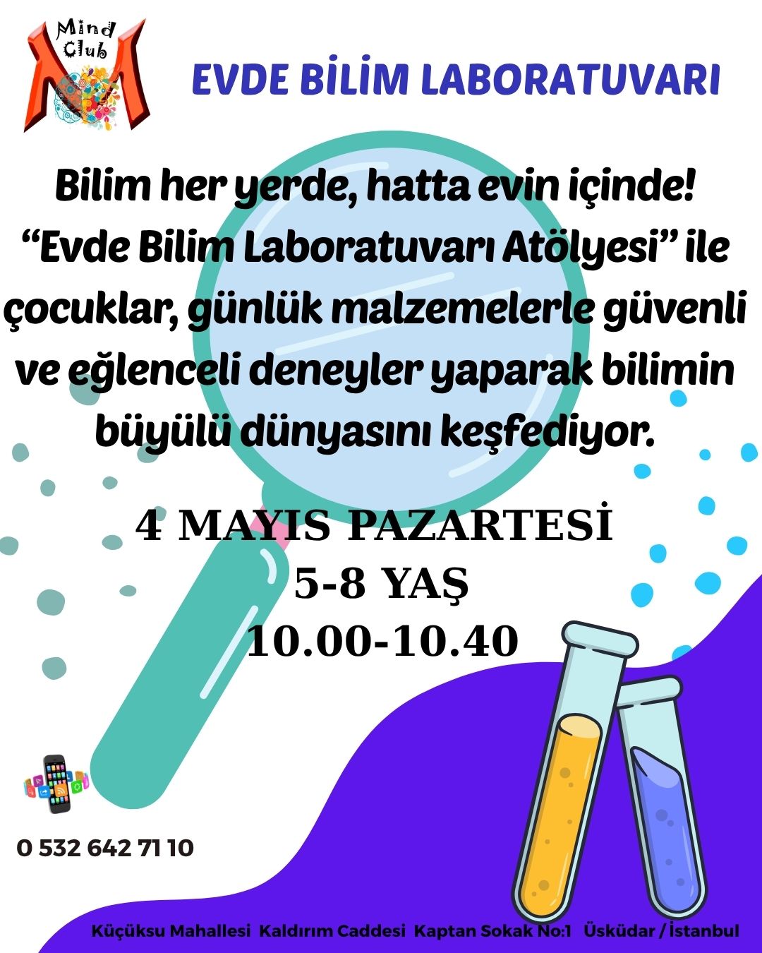 EVDE BİLİM LABORATUVARI