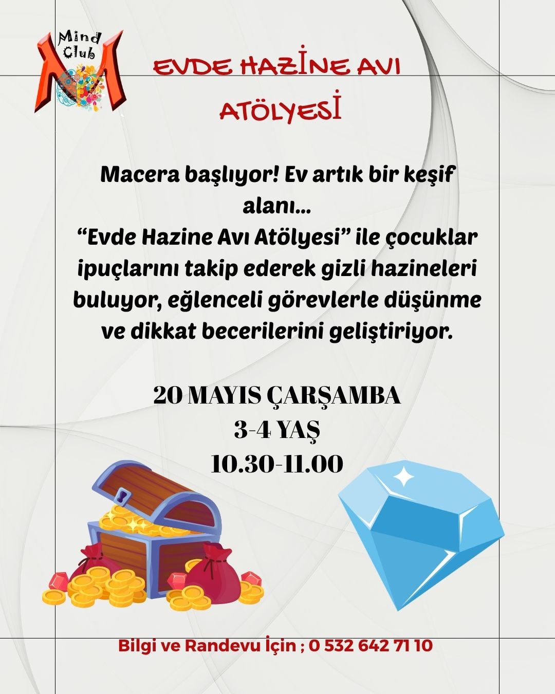 Evde Hazine Avı Atölyesi