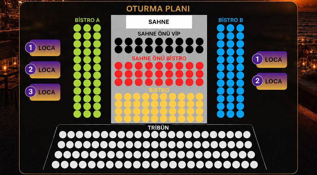 Eypio Mersin Konseri Oturma Planı