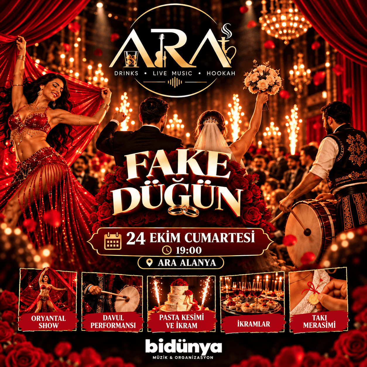 Fake Düğün Parti ( Alanya Ara Pub )