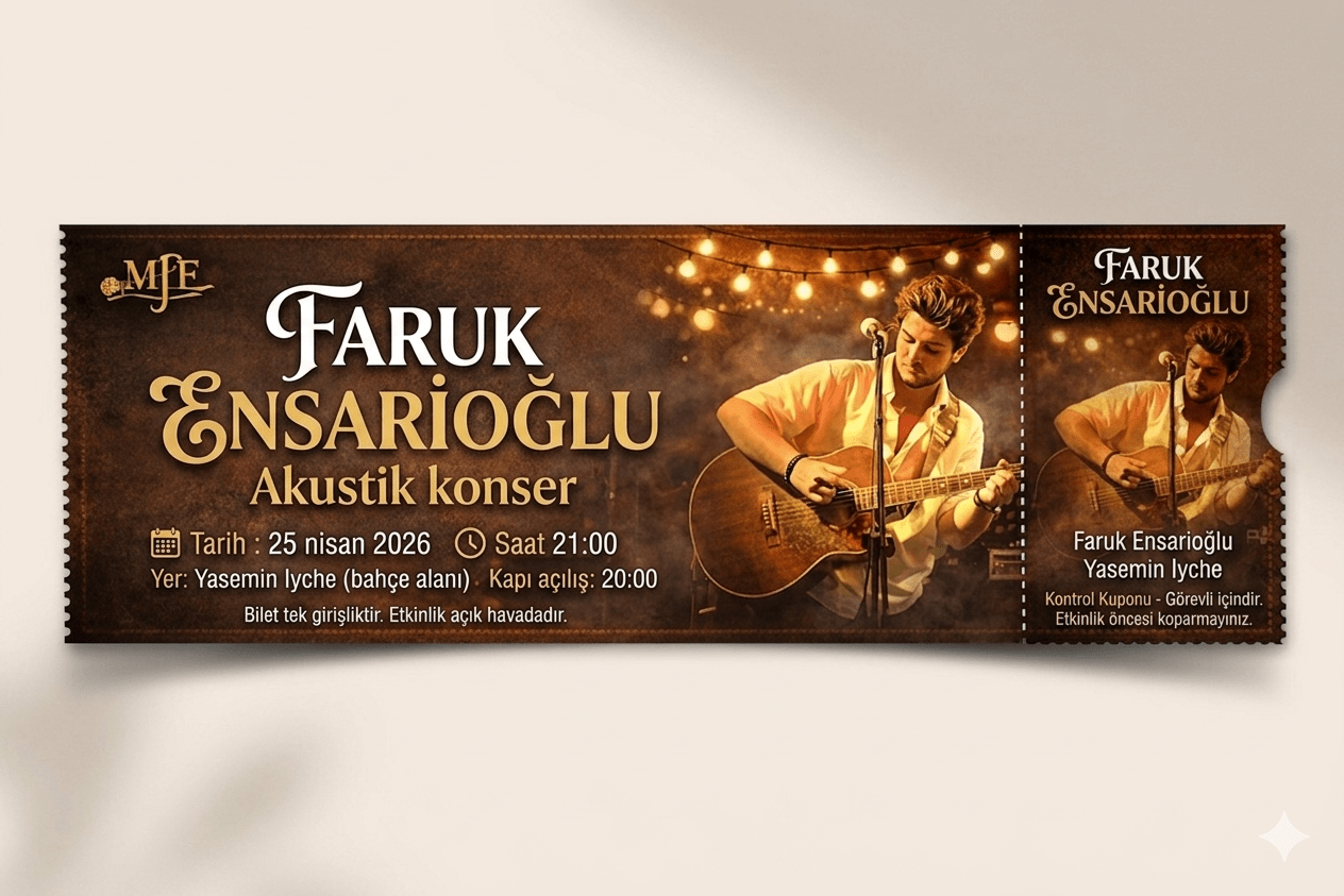Faruk Ensarioğlu Akustik Konseri