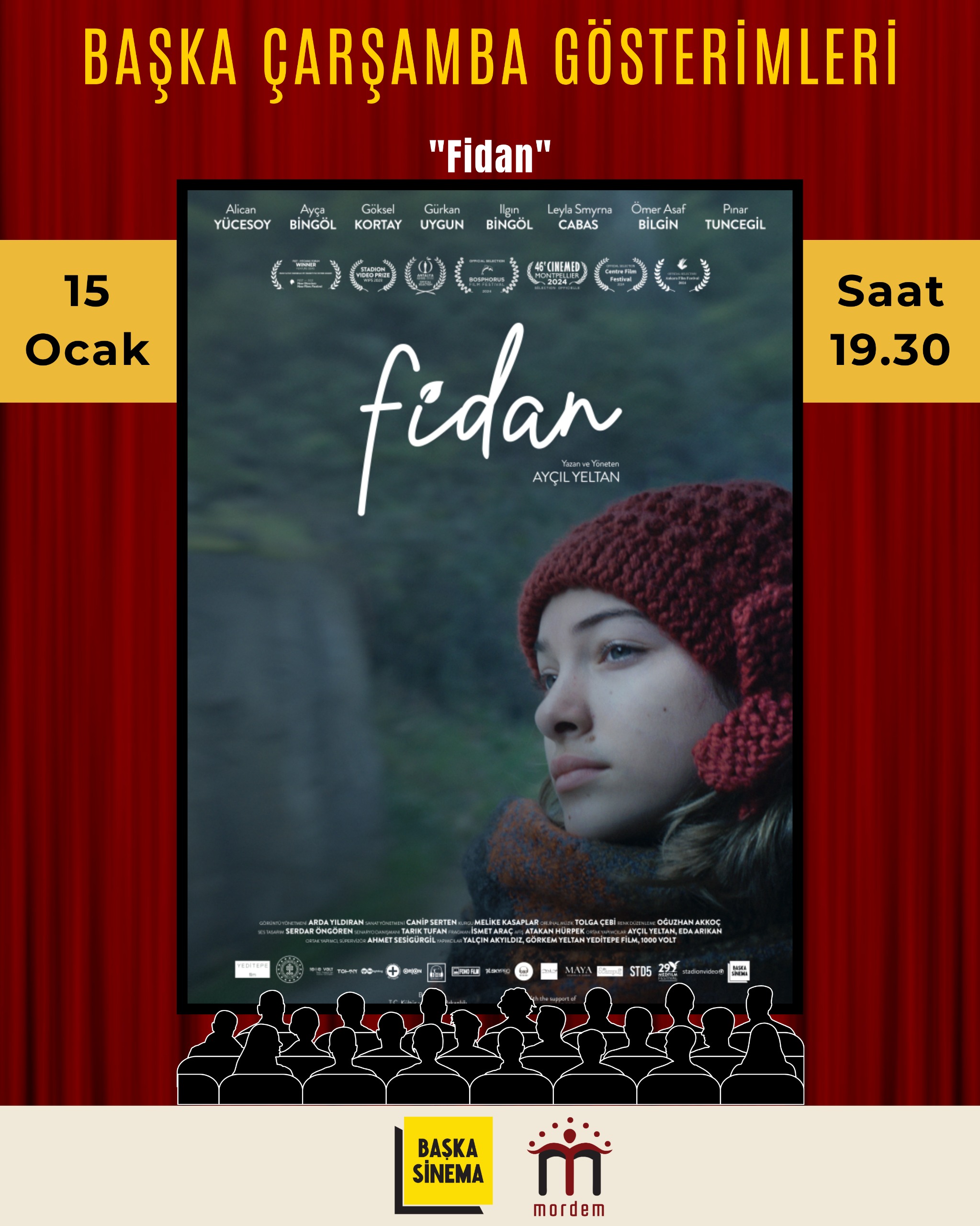 ''Fidan'' Başka Çarşamba Gösterimi