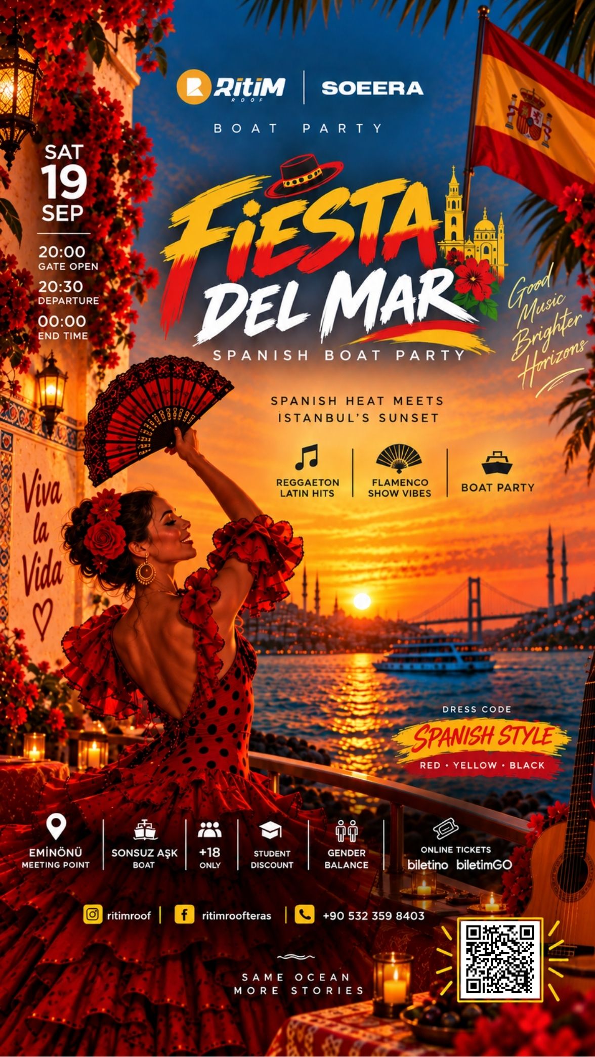FIESTA DEL MAR SPANISH BOAT PARTY