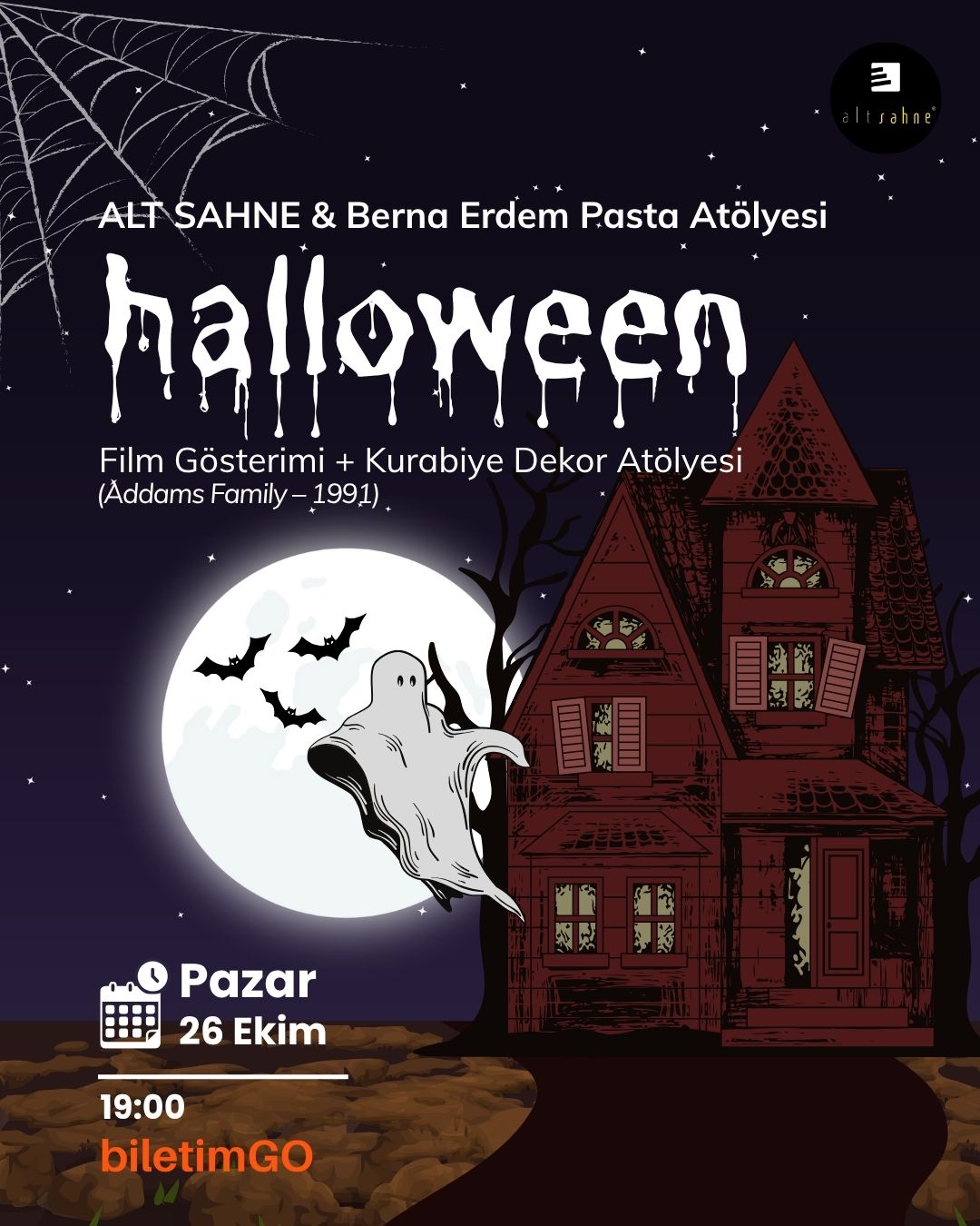 Film Gösterimi ve Halloween Temalı Kurabiye Atölyesi