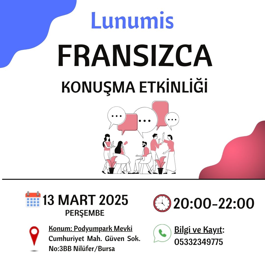 Fransızca Konuşma Etkinliği
