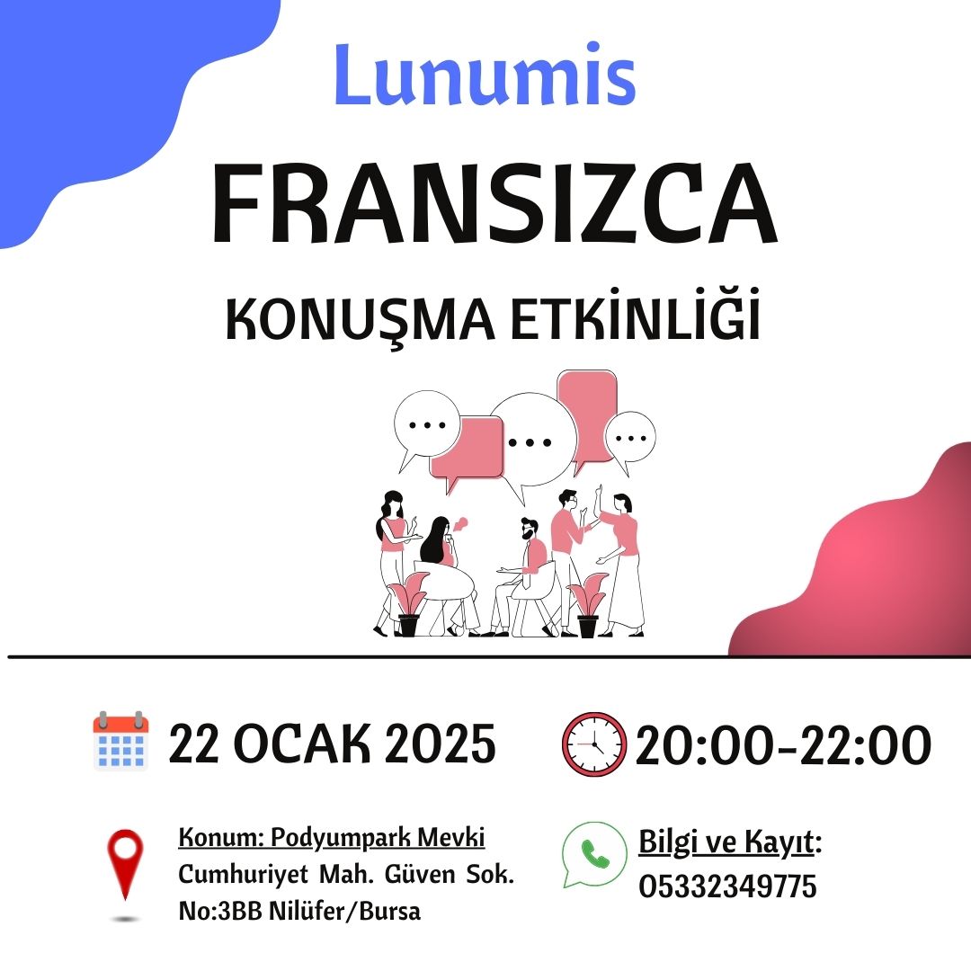 Fransızca Konuşma Etkinliği