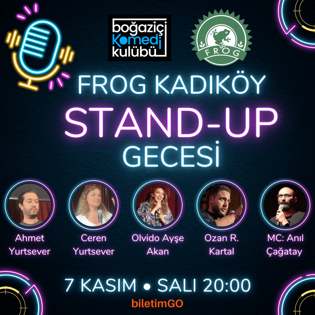 Frog Kadıköy Stand-up Gecesi - 7 Kasım