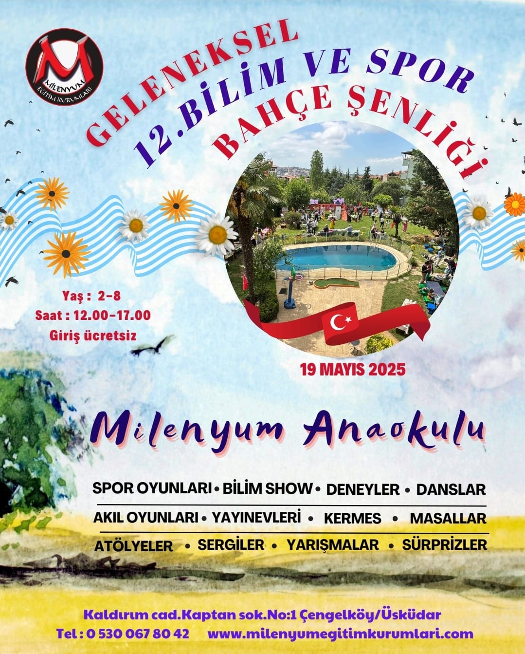 Geleneksel 12. Bilim ve Spor Bahçe Şenliği