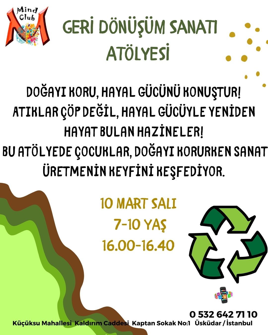 Geri Dönüşüm Sanatı Atölyesi