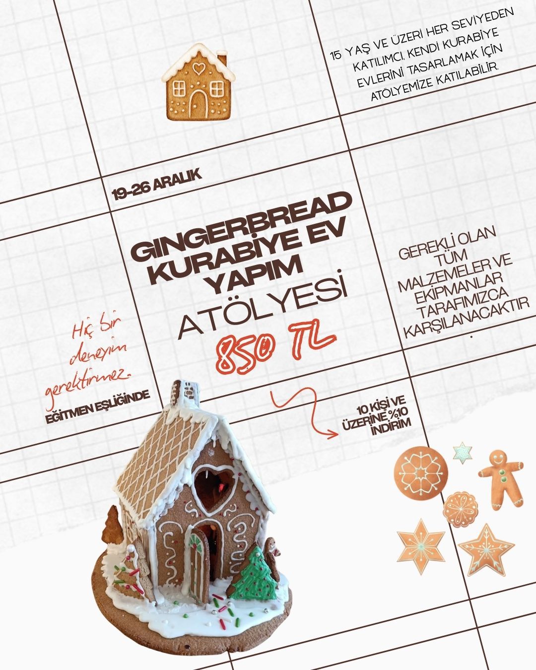 GINGERBREAD KURABİYE EV YAPIM ATÖLYESİ