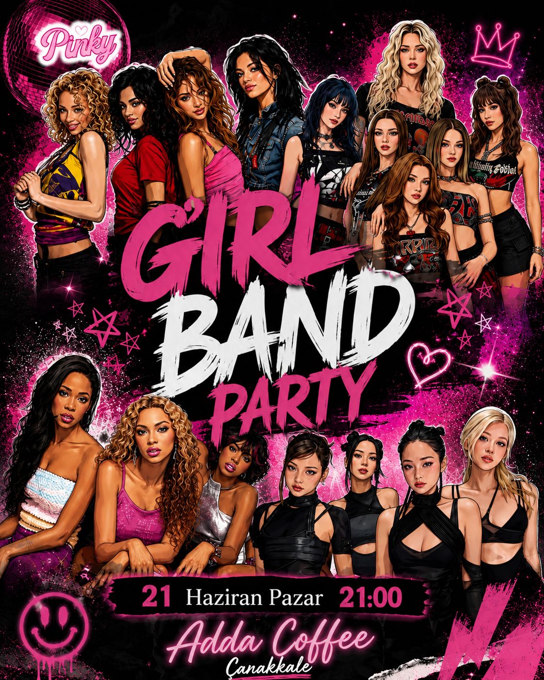 GIRL BAND PARTY!
