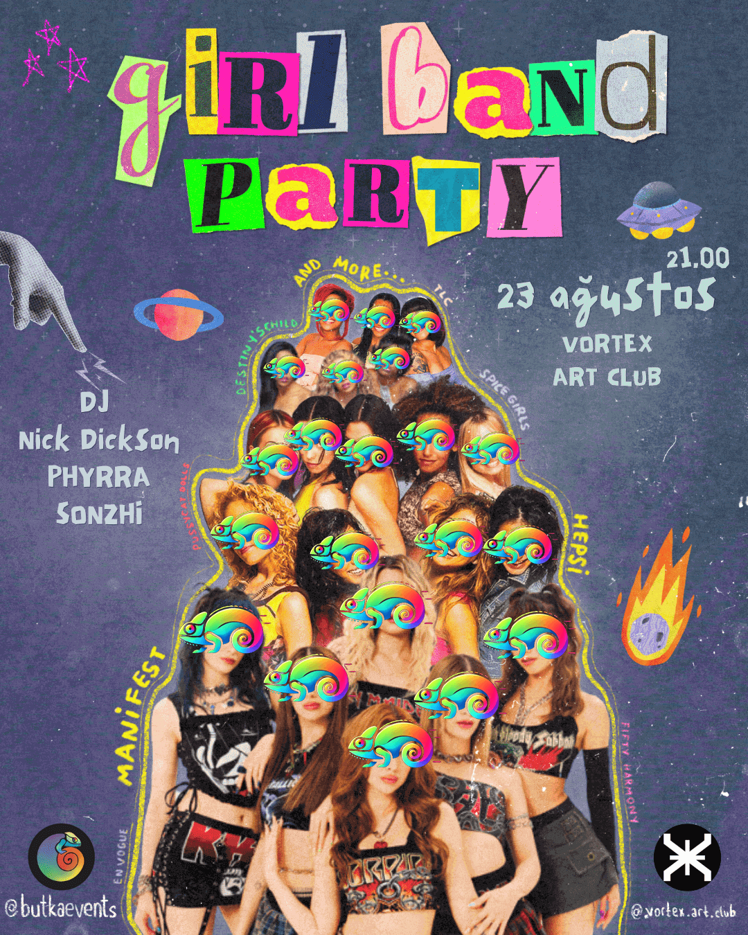 GIRL BAND PARTY