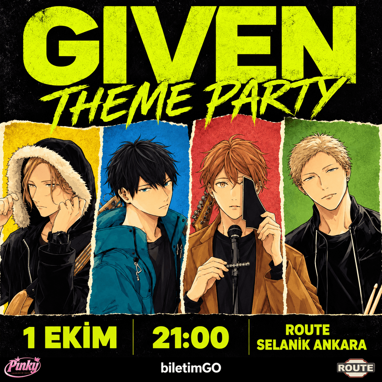 GIVEN THEME PARTY
