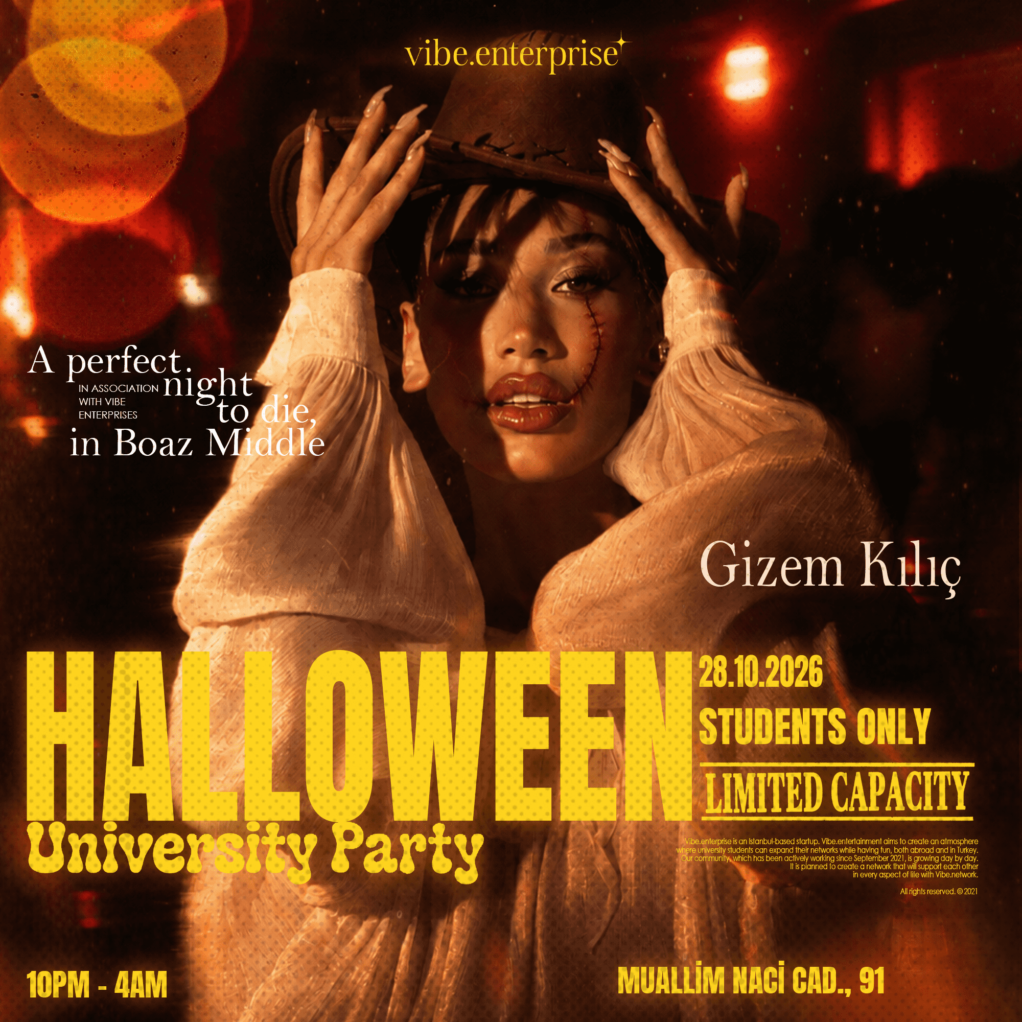 GİZEM KILIÇ HALLOWEEN PARTY