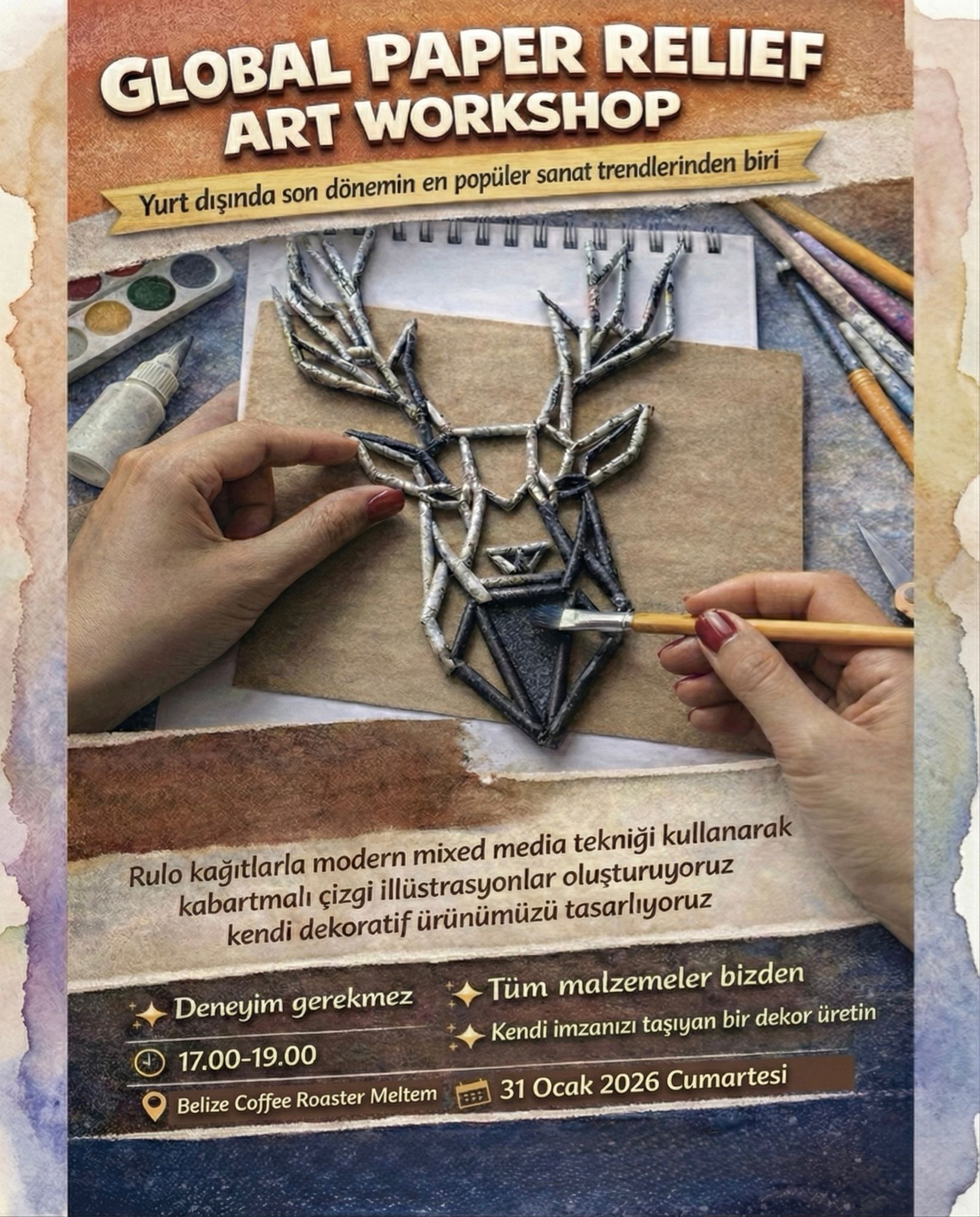 GLOBAL PAPER RELİEF ART WORKSHOP