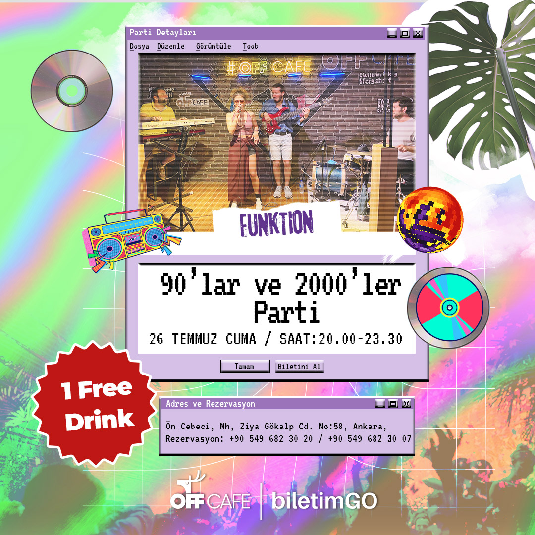 Grup FUNKTION ile 90'lar 2000'ler Partisi