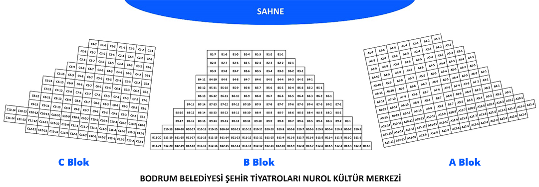 Güldüren Cazibe - Bodrum Oturma Planı