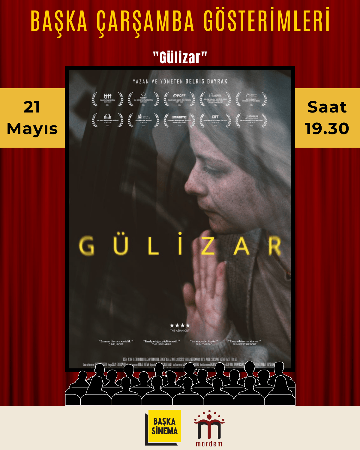 ''GÜLİZAR'' Başka Çarşamba Gösterimi