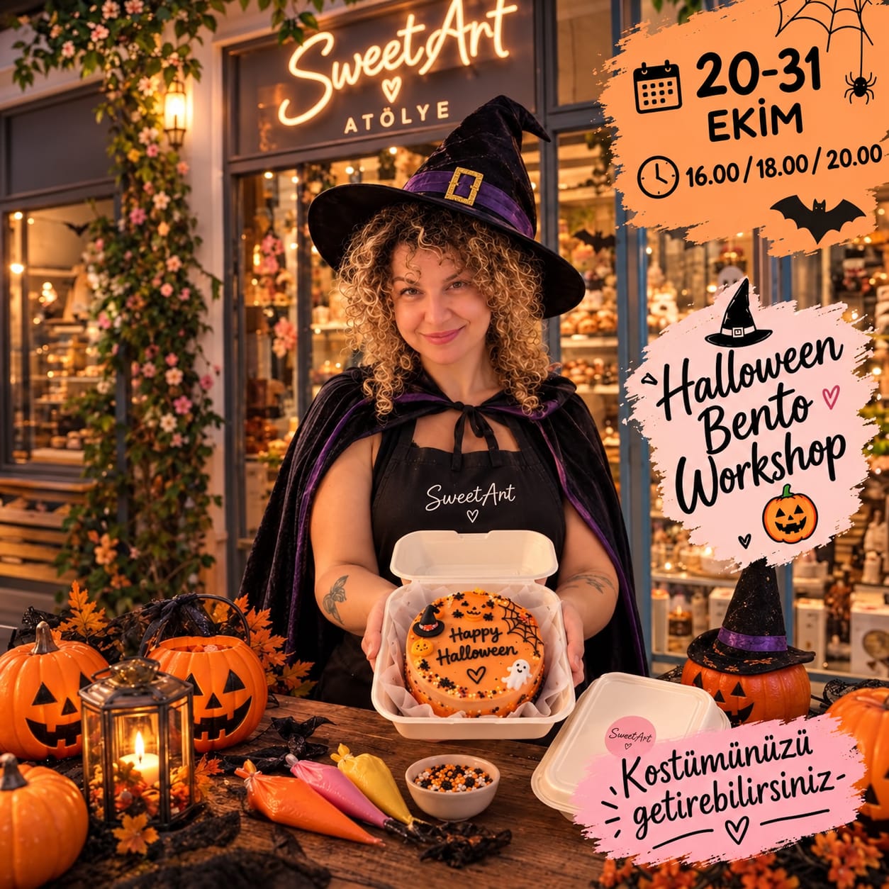 HALLOWEEN BENTO PASTA ATÖLYESİ