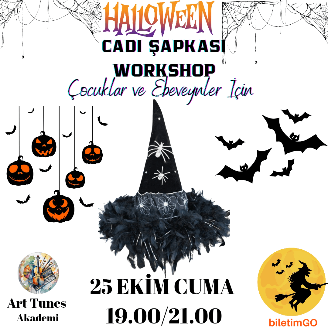 Halloween Cadı Şapkası Workshop