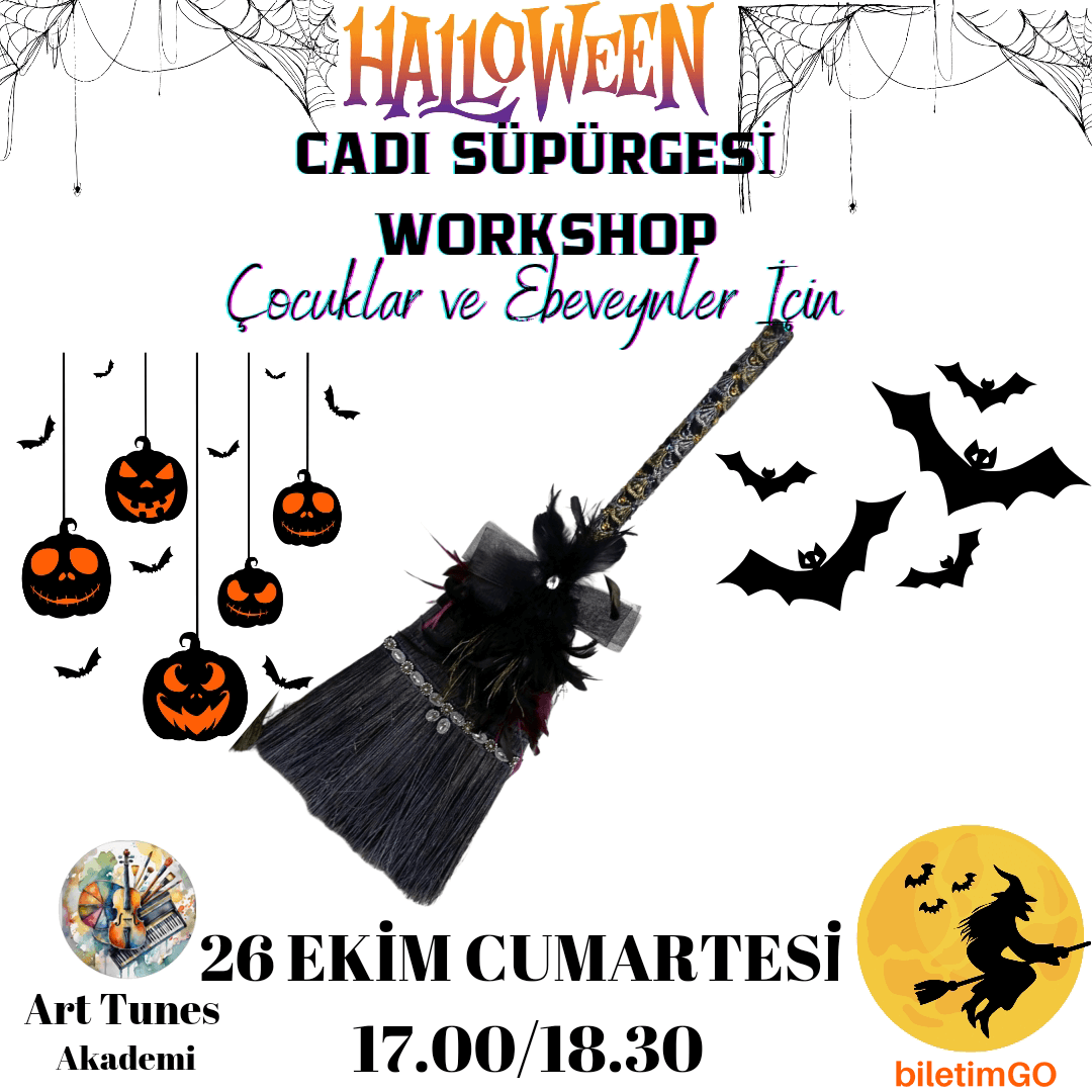 Halloween Cadı Süpürgesi Workshop