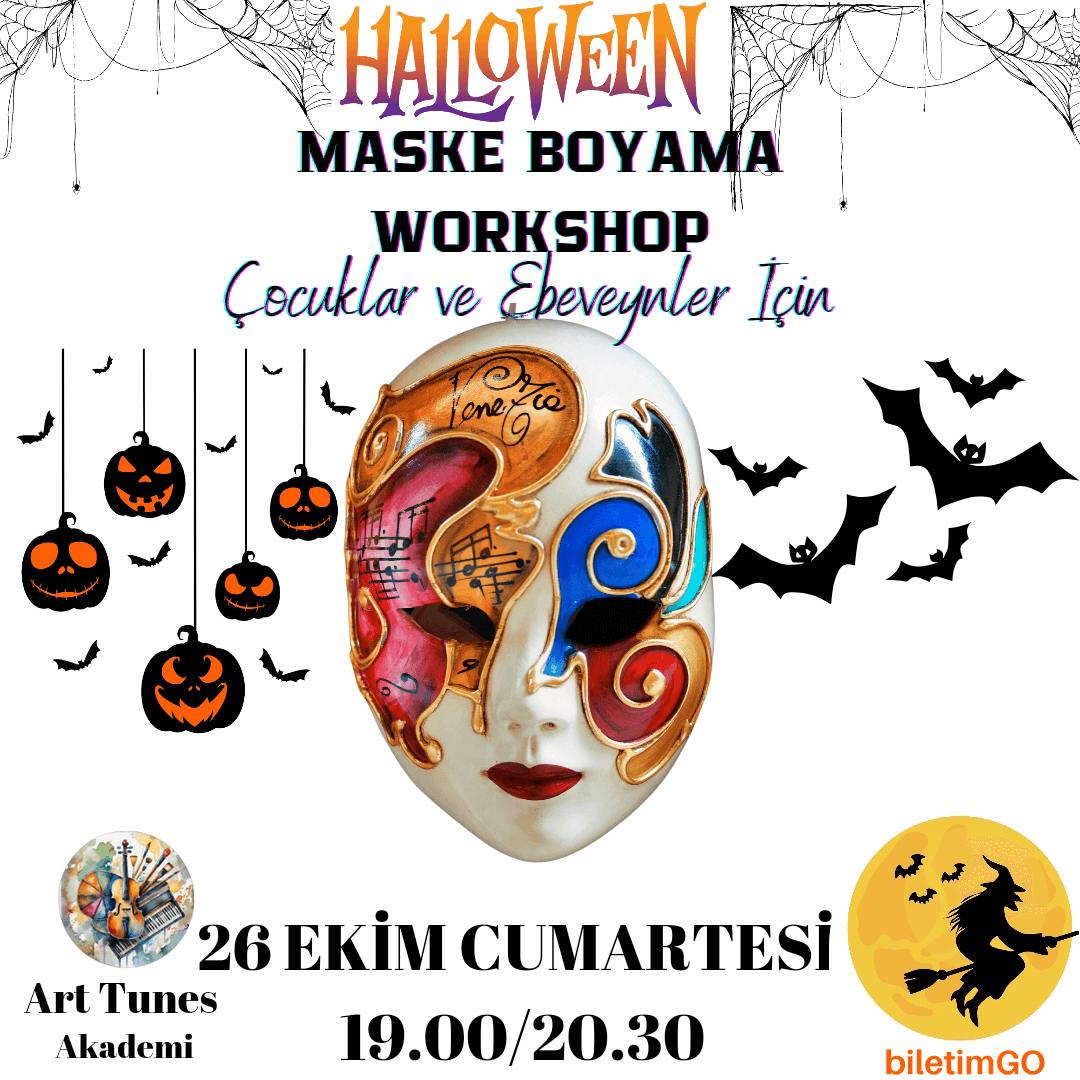 Halloween Maske Boyama Workshop