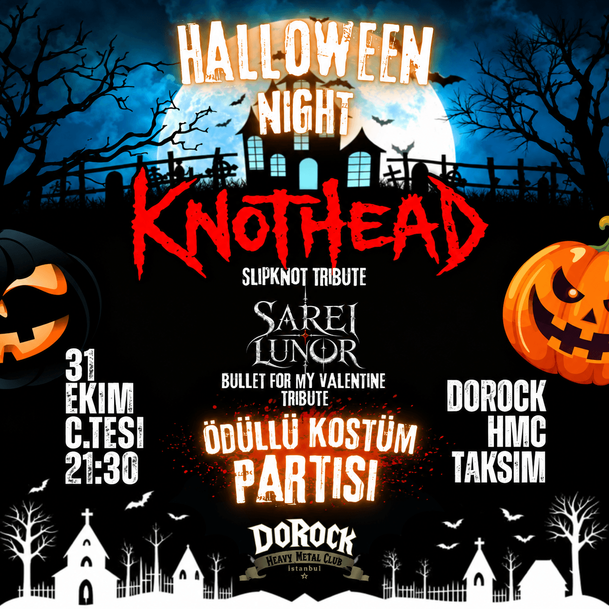 Halloween Night - KNOTHEAD ''Slipknot Tribute'' SAREI LUNOR '' BFMV Tribute''